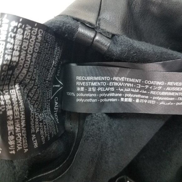 NEW ZARA S Jackie Faux Leather Jumpsuit Bloggers Favorite Crop Black Reversible - Picture 11 of 15